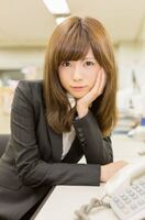 Image of beautiful OL Matsukawa Maiko to model, Gradle side line