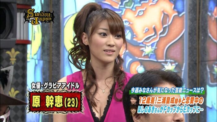サンジャポでやたらと胸の谷間を強調してる全『原幹恵など』総画像まとめ 10th image